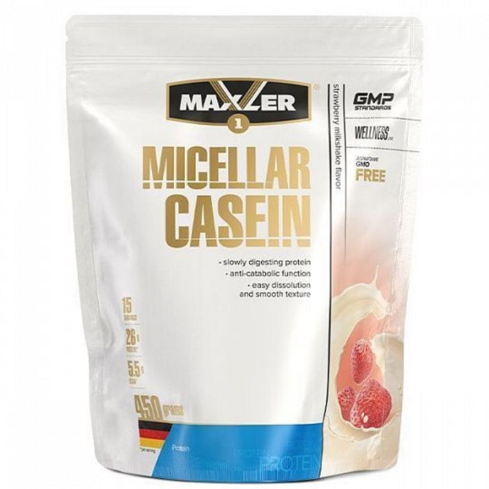 Протеин Maxler Micellar Casein 450 g Клубника