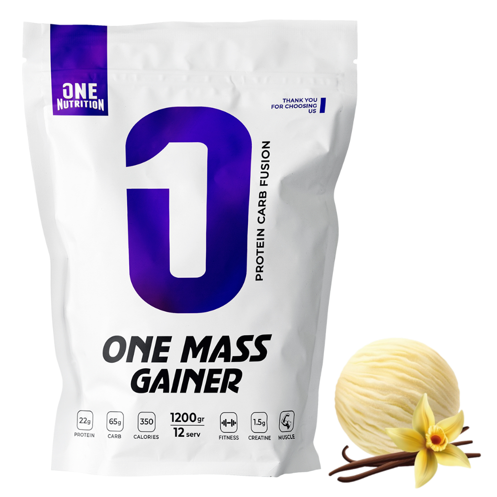 Гейнер ONE NUTRITION One Mass Gainer 1200 g Ваниль