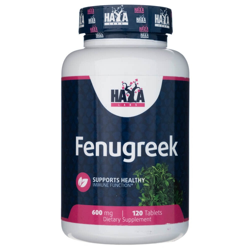 Антиоксидант HaYa Labs Fenugreek 600 mg 120 tab