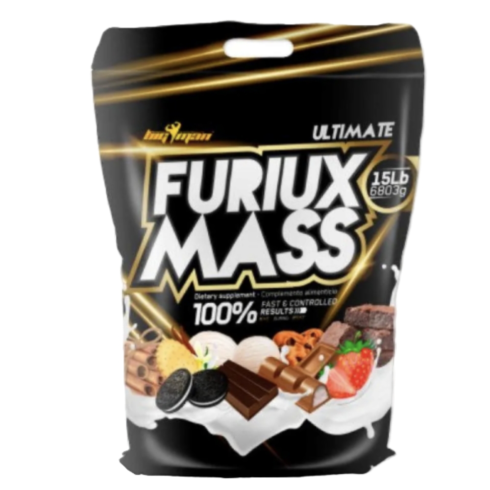Гейнер BIG MAN NUTRITION Ultimate Furiux MASS 3000 g Клубника